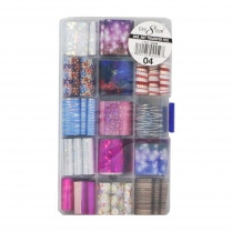 Cre8tion 15 Designs Nail Art Transfer Foil Col.04 #1101-0994