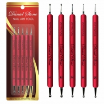 Berkeley 5-Piece Dot Tool Set - Burgundy Wood Handle DT105BG