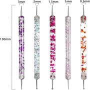Nail Art Dot Tool 5 Pcs FH-B5 90142