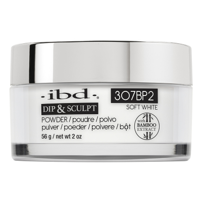 IBD Dip&Sculpt Powder 2 oz/56 g Soft White 307BP2