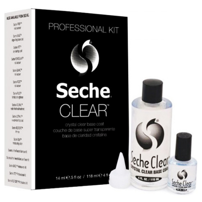 Seche Crystal Clear Base Coat Kit (4fl oz & .5fl oz) #83052