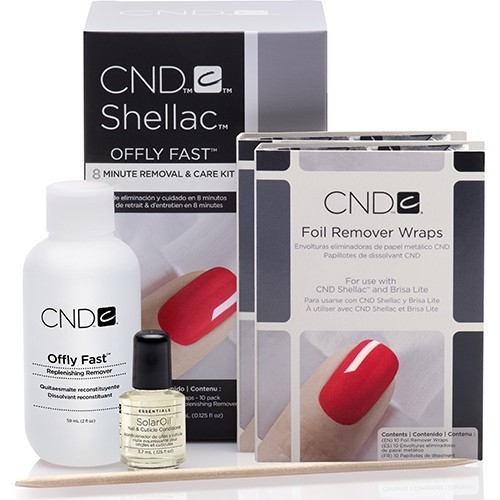 【CND Offly Fast & Shellac ネイルキット】 CND Shellac Offly Fast 8 Minute Removal & Care Kit 90621