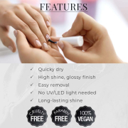Seche Vite Dry Fast Top Coat Pro Kit (0.5oz & 4oz) #83040