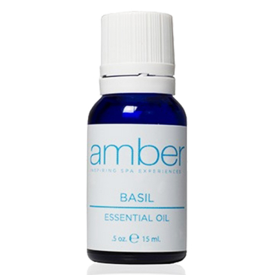 Amber Sweet Basil Essential Oil 15 ml - .5 oz