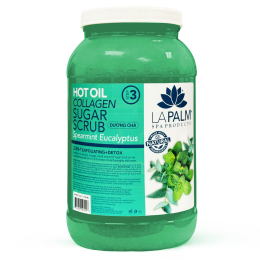 La Palm Hot Oil Sugar Scrub 1G - Spearmint Euca. LP181/02690