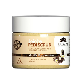 La Palm Pedi Scrub 12 oz - Vanilla Cappuccino LP329/02341
