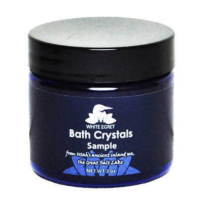 White Egret Bath Crystals Sample 2 fl oz BS2