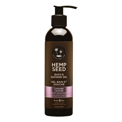 Earthly Body Hemp Seed Bath & Shower Gel 8 oz Lavender SG017