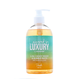 Blossom 2-IN-1 Body Wash & Bubble Bath 500 ml - Peach 90431