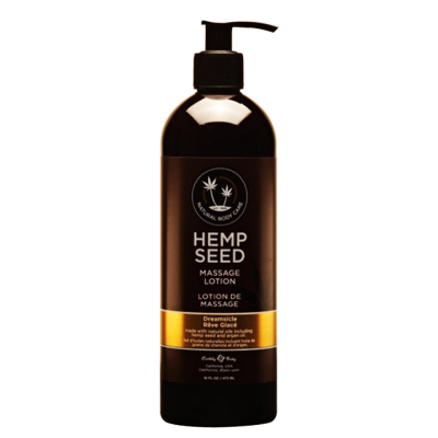 Earthly Body Hemp Seed Massage Lotion Dreamsicle 16 oz 02179