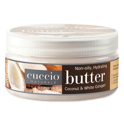 Cuccio Non-Oily Butter Blend 8oz Coconut&White Ginger 3313-C