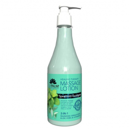 La Palm Massage Lotion 8 oz-Spearmint Eucalyptus LP082/01205