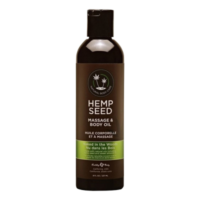 Hemp Seed Massage & Body Oil 8oz - Naked In The Woods MAS022