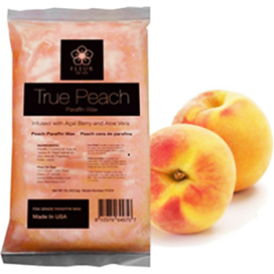 Fleur De Spa True Peach Paraffin Wax 1lb- 453.6g, F1010