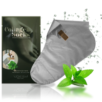 Voesh Collagen Socks W/Peppermint 1Pair - VFM212PEP #02002