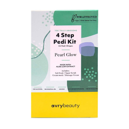 AvryBeauty 4 Step Spa Pedi Kit Pearl Glow AB115PLGL 05052