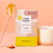 AvryBeauty 4 Step Spa Pedi Kit Milk & Honey AB115MKHN 05069