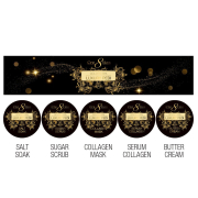Cre8tion Luxury Golden Pedicure Spa Set 19558