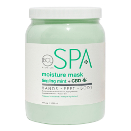 BCL SPA Moisture Mask 64 oz - Tingling Mint + CBD 56100