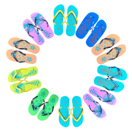 Sandal Mix Color, 10pairs V-S100 10100