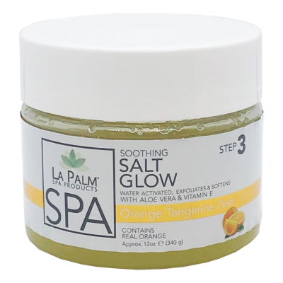 La Palm Salt Glow 12 oz- Orange Tangerine Zest (Yellow)LP167