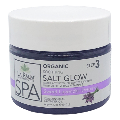 La Palm Salt Glow 12 oz - Sweet Lavender Dreams LP179