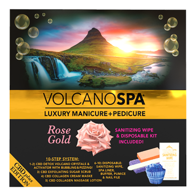 La Palm Volcano Spa 10 Step -  Rose Gold CBD VS107/03155
