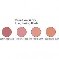 Sorme Long Lasting Blush Wet/Dry Natural Blush 0.14 oz. #506