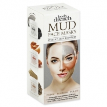 Bodydrench Mud Face Mask Instant Skin Boosters 3pk 10170