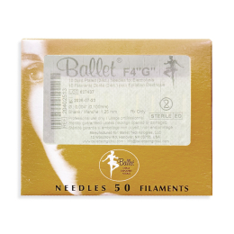 Ballet Gold Ballet Needles 50PK F4"G" 02513
