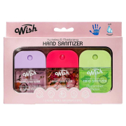 Wish Liquid Hand Sanitizer Spray 1.2oz 3pk 60420