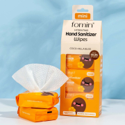 Fomin Hydrating Hand Sanitizer Wipes Coco-Nilla Bliss 96094