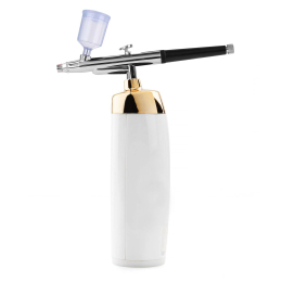 Portable High Pressure Dual-Action Airbrush Kit White 10024