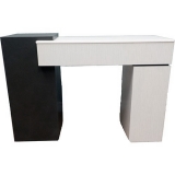 Esprimere Manicure Station 44L"x17.5W"x30H" White NS415