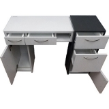 Esprimere Manicure Station 44L"x17.5W"x30H" White NS415