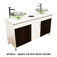 JJP  Double Sink Cabinet 60W X20D X30H.