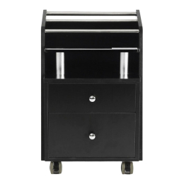 J&A Pedi Cart Black