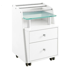 J&A Pedi Cart White