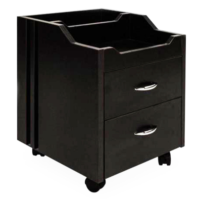 J&A KM Pedicure Cart - Dark Brown PT14