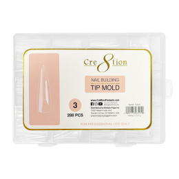 Cre8tion Nail Building Tip Mold 288pcs 03 15545