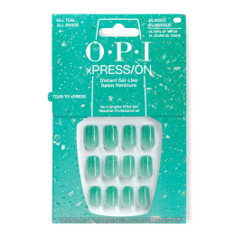 OPI xPRESS/ON Press On Nails Tips All Teal, All Shade AN060S