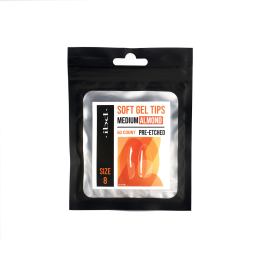 IBD Soft Gel Tips 50ct Medium Almond Size 8 37460