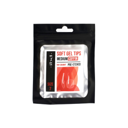 IBD Soft Gel Tips 50ct Medium Coffin Size 7 37471