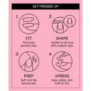OPI xPRESS/ON Press on Nails Tips Let it Pink In AN069S