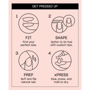 OPI xPRESS/ON Press on Nails Tips Linen the Dream AN068S