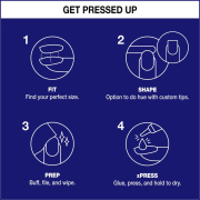 OPI xPRESS/ON Press On Nails Tips Effect - Blue-Gie AN006L