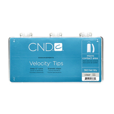CND Velocity Tips Clear 360 Tray 16980