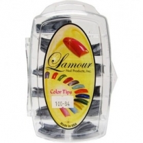 Lamour Marble Tips  Grey 100-84