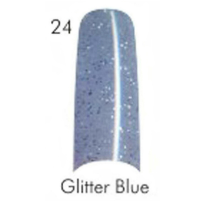 Lamour Color Tips Glitter Blue 110-24
