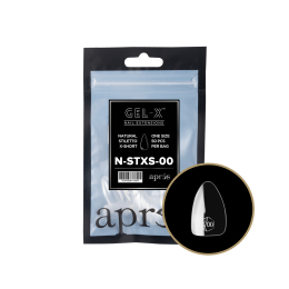 Apres Gel-X Tips Natural Stiletto X-Short Refill NSTXS00
